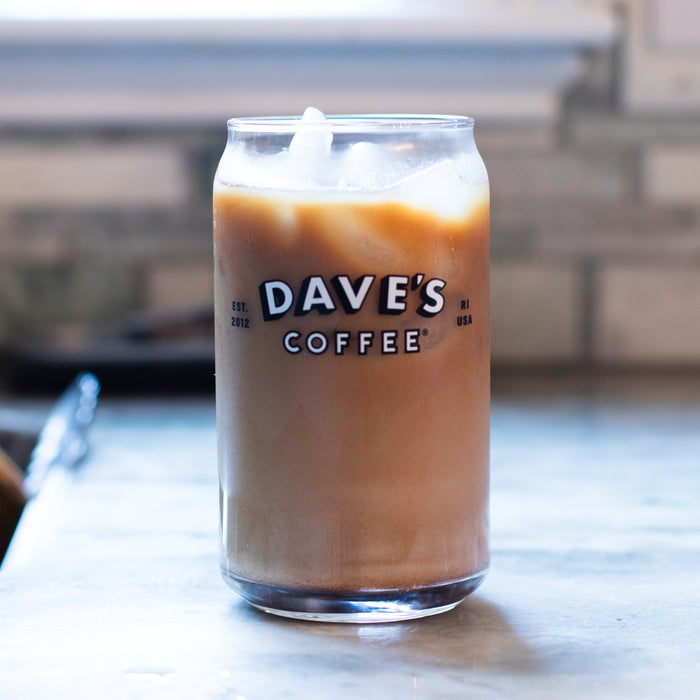 Dave's Coffee Can Glass - 16 Ounce