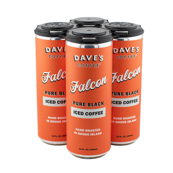 Falcon Pure Black Iced Coffee | Flash-Brewed 4-Pack – Dave's Coffee