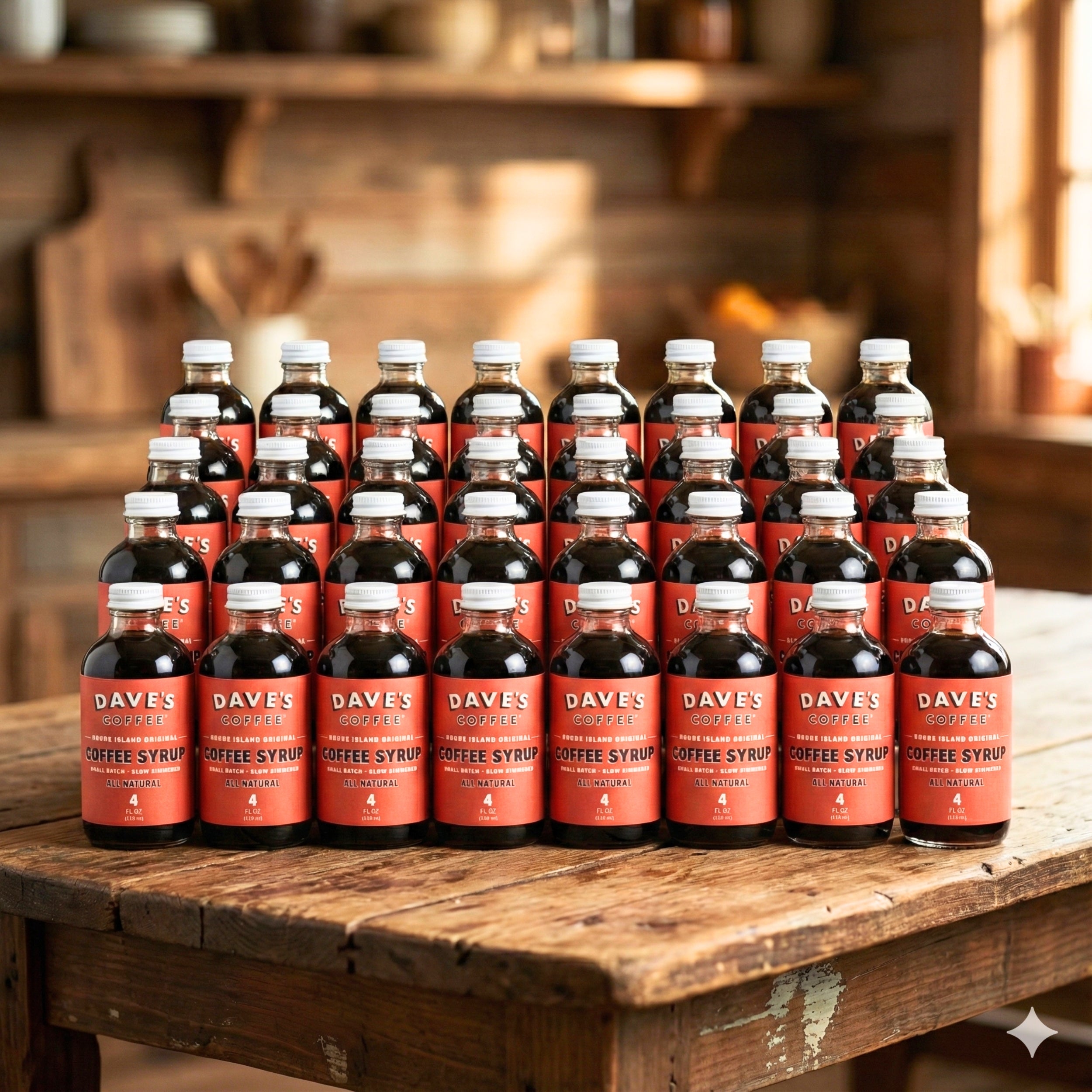 Dave's Coffee Syrup Favors - 24 Bottle Case