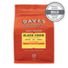 red bag of Dave's Coffee with yellow label that reads Black Crow